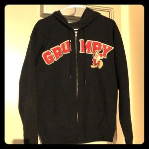 Authentic Men’s Disney Grumpy Black zip jacket